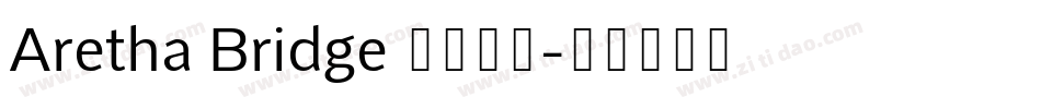 Aretha Bridge 字体下载字体转换